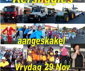 Kersliggies aangeskakel